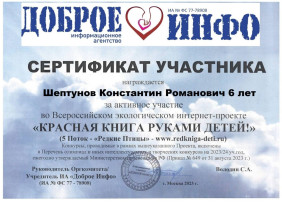 Всероссийский экологический интернет - проект "Красная книга руками детей!" Всероссийский экологический интернет - проект "Красная книга руками детей!".